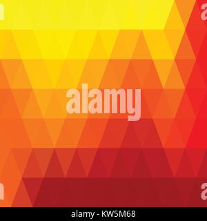 orange triangular background vector Stock Vector