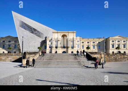 Military-historical museum of the armed forces, Dresden, Militaerhistorisches Museum der Bundeswehr Stock Photo