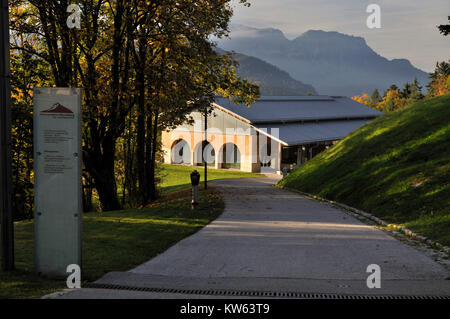 Documentation upper salt mountain, Dokumentation Obersalzberg Stock Photo