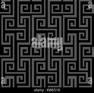 Halftone round black seamless background spiral geometry frame cross Stock Vector