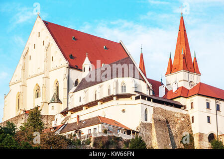 Znojmo Czech Republic, St.Nicholas Church Stock Photo