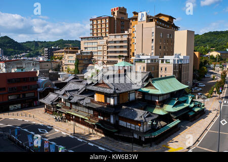 Japan, Shikoku island, Ehime region, Matsuyama, Dogo Onsen, old spa Stock Photo