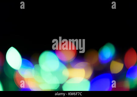 Abstract blurred christmas ligth background Stock Photo