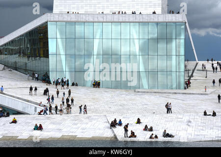 Opera house, Oslo,Norway Stock Photo