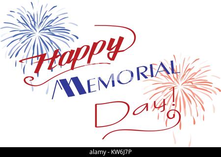 Happy Memorial Day Stock Vector