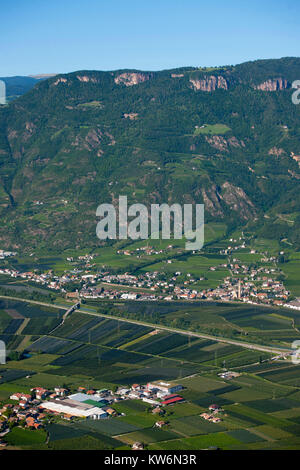 Italien, Trentino-Südtirol, Blick ins Etschtal Stock Photo