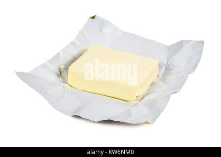 Pieces Butter On Parchment Paper Organic Stock Photo 2336342385