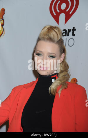 Singer Iggy Azalea attends Z100's Jingle Ball 2014 at Madison Square