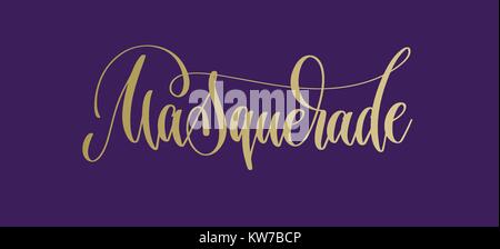 hand lettering inscription text to mardi gras carnival holiday Stock Vector