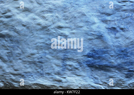 blue ancient traditional plaster on exterior wall, texture ready for your design Stock Photo