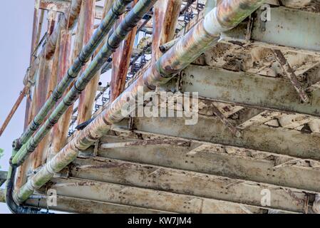 Disused steel structure in poor condition and much rust Stock Photo - Alamy