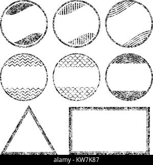 Set of 7 rubber stamps templates Stock Vector Image & Art - Alamy