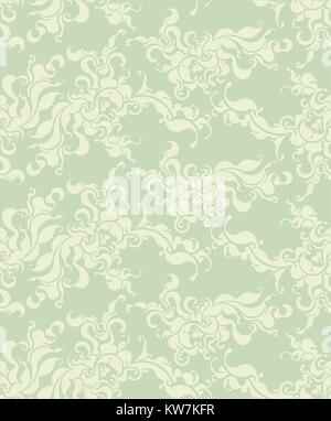 Abstract floral seamless background in very light, gentle tones. Stock Vector