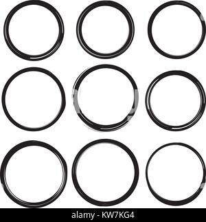 flag icon sign. A set of nine different colored labels. Vector ...