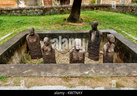 Slavery memorial  in Stone Town, UNESCO World Heritage Site, Zanzibar, Tanzania, Africa Stock Photo