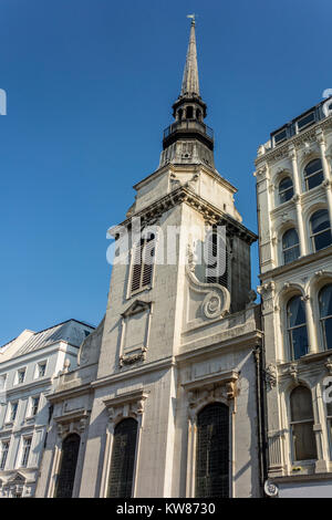 The Guild Church of Saint Martin within Ludgate, St Martin, Ludgate Hill by Sir Christopher Wren Stock Photo