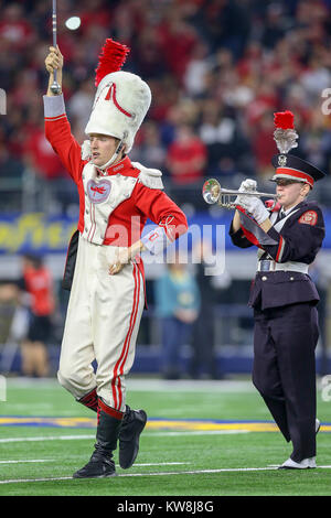 Arlington, TX, USA. 29th Dec, 2017. The Ohio State Buckeyes band during the Goodyear Cotton Bowl Classic between the USC Trojans and the Ohio State Buckeyes at AT&T Stadium in Arlington, TX. John Glaser/CSM/Alamy Live News Stock Photo