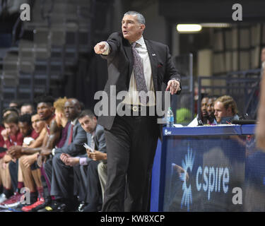 December 31, 2017; Oxford, MS, USA; South Carolina Head Coach, FRANK MARTIN, signals to his players from the bench, in an NCAA D1 basketball game with Ole' Miss. The Ole' Miss Rebels defeated the South Carolina Gamecocks, 74-69. Kevin Langley/CSM Stock Photo