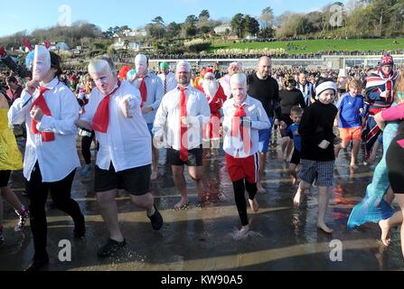 New Year's Day swim. 