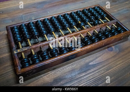 old chinese calculator Stock Photo