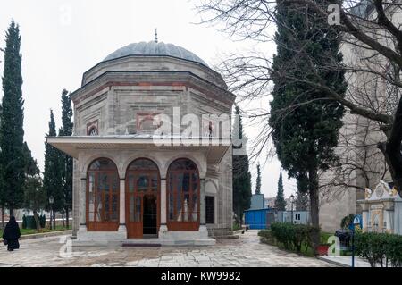 FEBRUARY 4,2010 ISTANBUL.The mauseloum of Selim I (1470 – September 1520), known as Selim the Grim or Selim the Resolute. Stock Photo