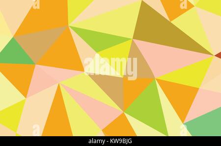 geometric Polygon Background . Retro triangle background. Colorful mosaic pattern.Vector illustration Stock Vector