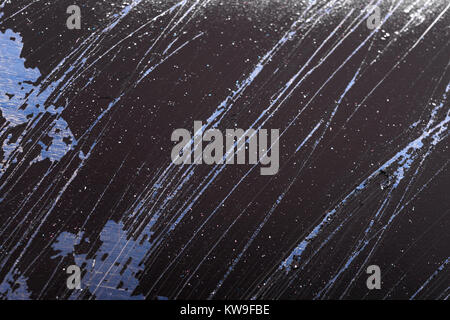 Black metal scratched surface Stock Photo