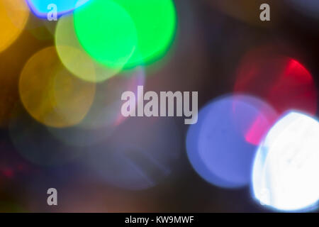 Abstract large blurred background of Christmas light Stock Photo