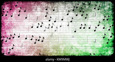 Classical Music Notes Abstract Background Art Stock Photo