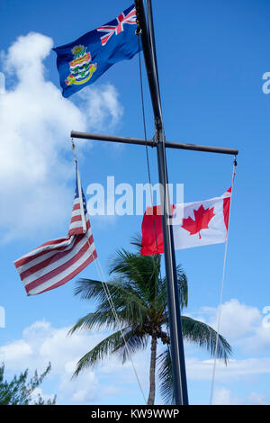 Mainland Grand Cayman just outside the capital of George Town - Cayman Islands. Stock Photo