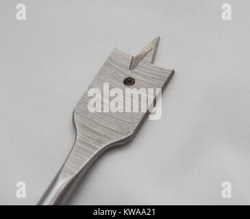 Closeup of a 22mm wood drill Stock Photo