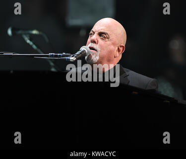 SUNRISE FL - DECEMBER 31: Billy Joel performs New Years Eve at The BB&T Center on December 31, 2017 in Sunrise, Florida. Credit: mpi04/MediaPunch Stock Photo