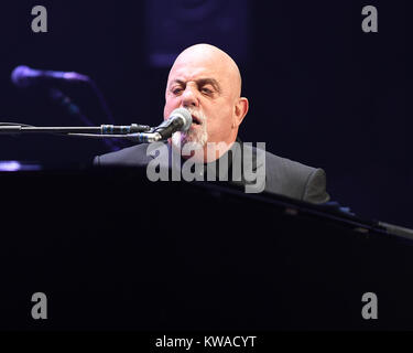 SUNRISE FL - DECEMBER 31: Billy Joel performs New Years Eve at The BB&T Center on December 31, 2017 in Sunrise, Florida. Credit: mpi04/MediaPunch Stock Photo