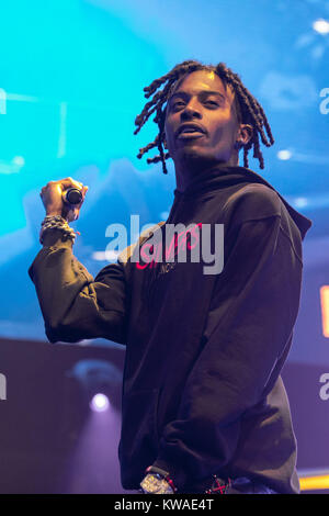 Denmark, Roskilde - July 1, 2017. The American rapper and lyricist Playboi  Carti performs a live concert during the Danish music festival Roskilde  Festival 2017. (Photo credit: Gonzales Photo - Bo Kallberg Stock Photo -  Alamy