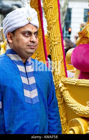 London, UK. 1st Jan, 2018. Thousands of performers from around the world participated in the showtime themed 32nd annual London New Year’s Day Parade 2018, LNYDP, in London, UK. Credit: N Pope - Editorial/Alamy Live News. Stock Photo