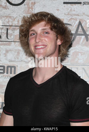 ***FILE PHOTO*** YOUTUBER LOGAN PAUL APOLOGIZES FOR POSTING VIDEO OF DEAD CORPSE IN JAPANESE 'SUICIDE FOREST' HOLLYWOOD, CA - March 16: Logan Paul, At TAO, Beauty & Essex, Avenue and Luchini LA Grand Opening At TAO In California on March 16, 2017. Credit: FS/MediaPunch Stock Photo