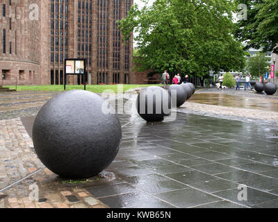 Entrance to The Alan Berry Building at Coventry University, Coventry, West Midlands, England, UK Stock Photo