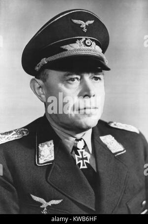 German General Albert Kesselring. He lead German air forces during the invasions of Poland and France, the Battle of Britain, and USSR in 1939-41. In 1943-44 he commanded in North Africa and Italy, and in Germany in the final months of World War 2. (BSLOC 2014 8 161) Stock Photo
