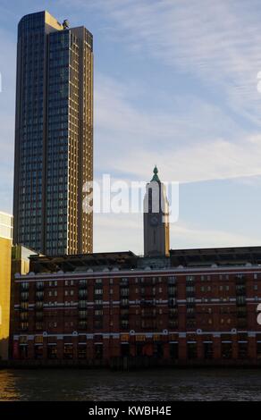 Oxo Tower Warf and WeWork South Bank Building. London, UK. Stock Photo