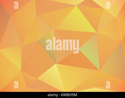 A warm palette of autumn colored abstract geometric triangle patterns background illustration. Vector EPS 10 available. Stock Photo