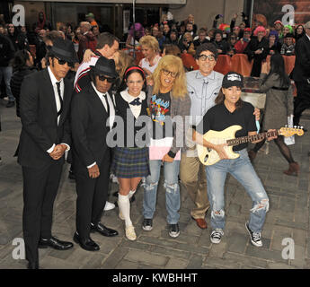 NEW YORK, NY - OCTOBER 31: Cast attends NBC's 'Today' Halloween Boo-Nanza at Rockefeller Plaza on October 31, 2014 in New York City   People:  Cast Stock Photo