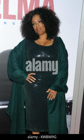 NEW YORK, NY - DECEMBER 14:Oprah Winfrey attends the 'Selma' New York Premiere at the Ziegfeld Theater on December 14, 2014 in New York City  People:  Oprah Winfrey Stock Photo