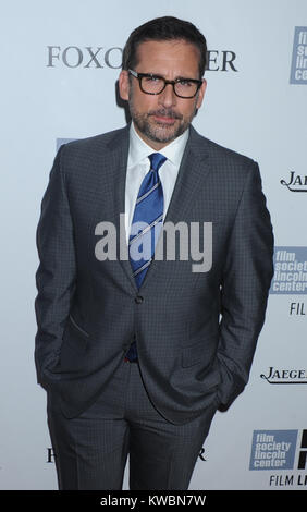 NEW YORK, NY - OCTOBER 10: Steve Carell attends the 'Foxcatcher' premiere during the 52nd New York Film Festival at Alice Tully Hall on October 10, 2014 in New York City.   People:  Steve Carell Stock Photo