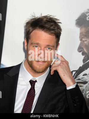 NEW YORK, NY - DECEMBER 15: Jake McDorman attend 'American Sniper' New York Premiere at Frederick P. Rose Hall, Jazz at Lincoln Center on December 15, 2014 in New York City.   People:  Jake McDorman Stock Photo