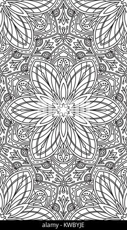 Seamless Abstract Tribal Pattern. Hand Drawn Ethnic Texture. Vector Illustration. Stock Vector