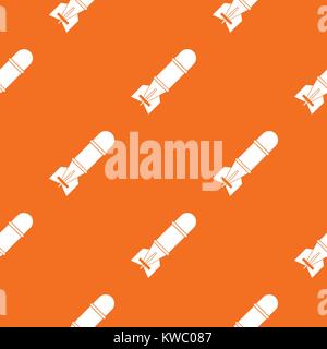 Bomb pattern seamless Stock Vector