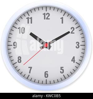 Elegant office clock. EPS10 detailed vector illustration. Stock Vector