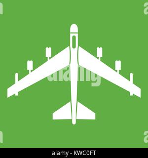 Armed fighter jet icon green Stock Vector Image & Art - Alamy