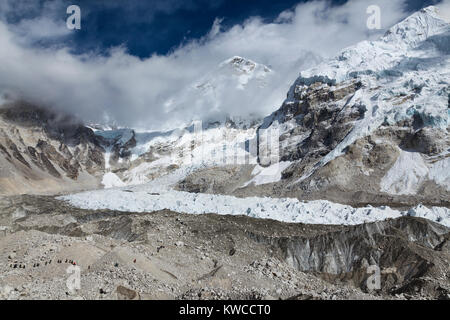 Himalayas, Nepal,  6Nov 2017 - Mount Everest Base Camp Stock Photo