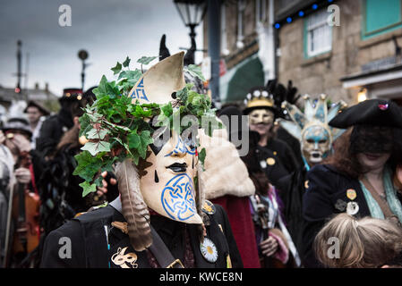 The Montol Festival in Penzance celebrating the Winter Solstice. Stock Photo